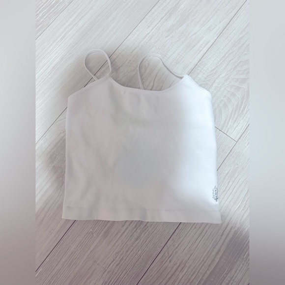 NEW Free People Strappy Back Tighten Up Tank | WHITE - Picture 4 of 8